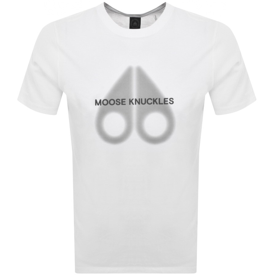 Shop Moose Knuckles Riverdale T Shirt White