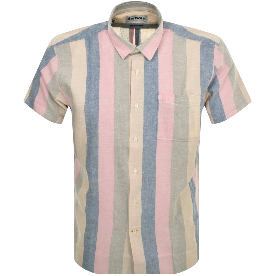 Shop Barbour Portwell Short Sleeve Shirt Green