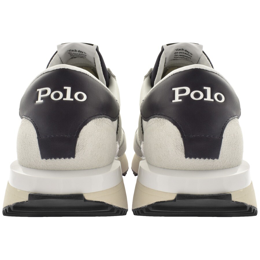 Shop Ralph Lauren Train 89 Trainers White