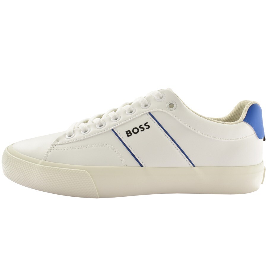 Shop Boss Business Boss Aiden Tennis Trainers White