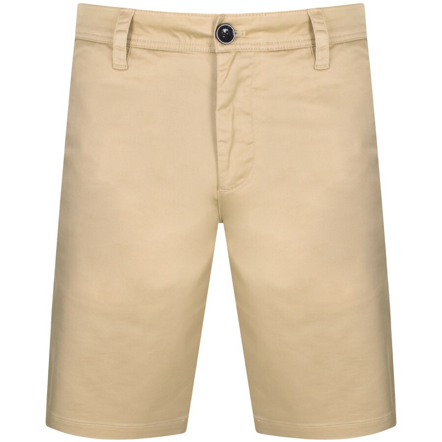 Shop Armani Exchange Bermuda Shorts Beige