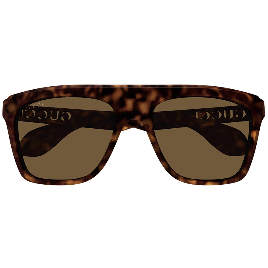 Shop Gucci Gg1570s Sunglasses Brown