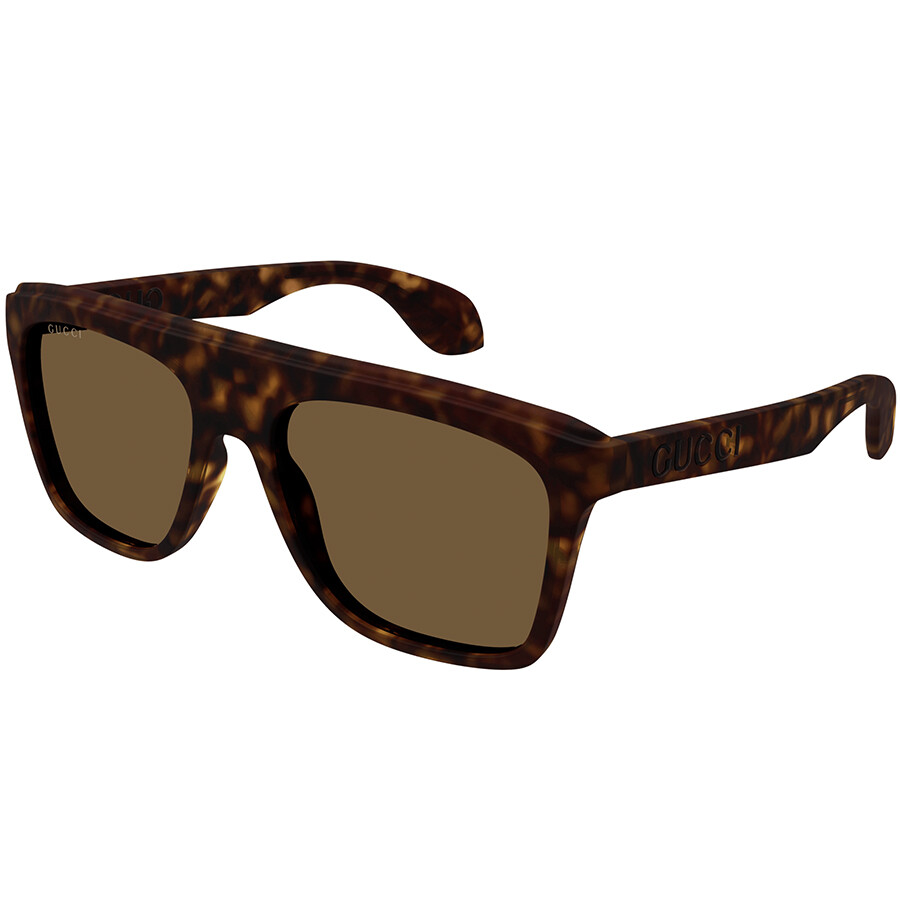 Shop Gucci Gg1570s Sunglasses Brown