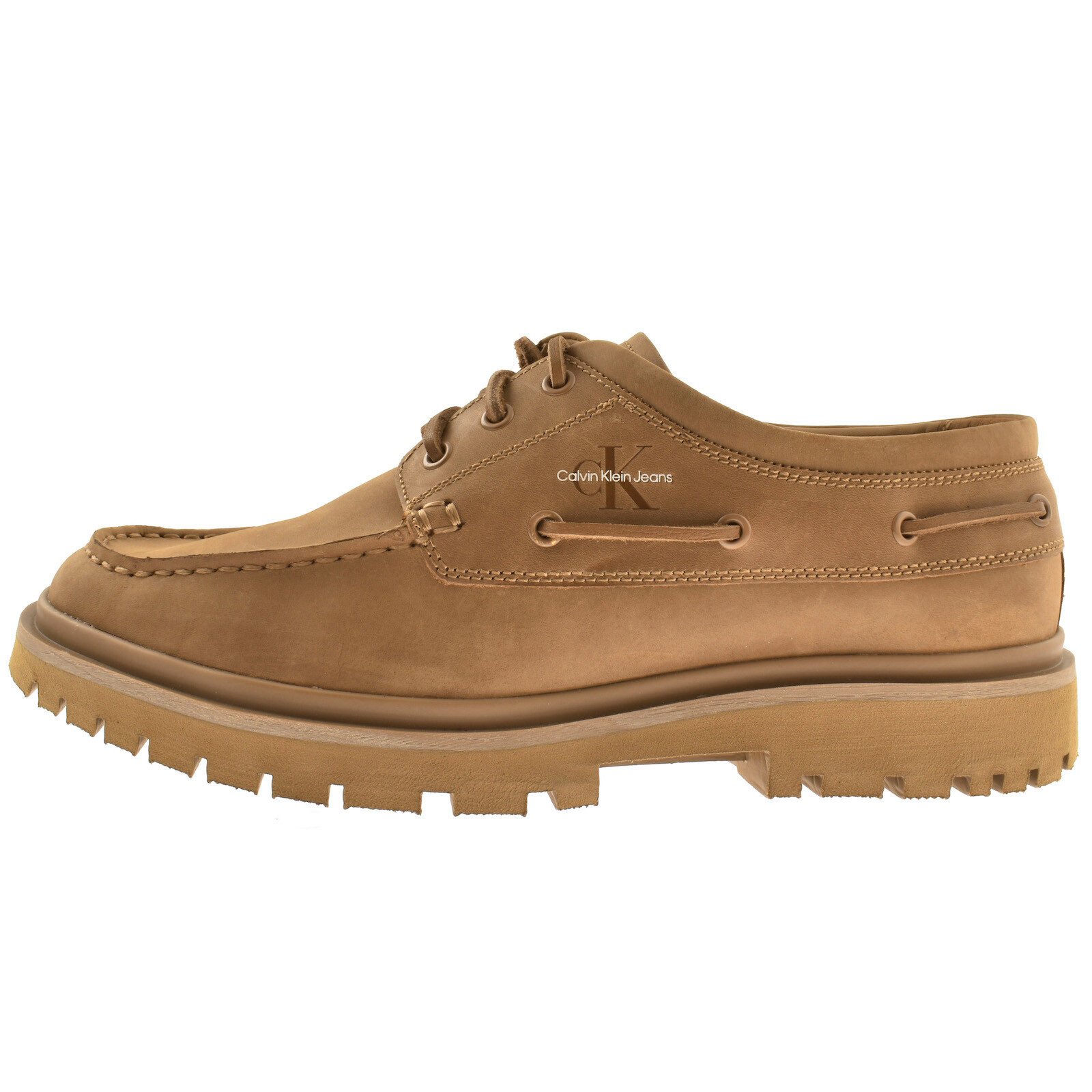 Shop Calvin Klein Jeans Hybrid Boat Shoes Brown