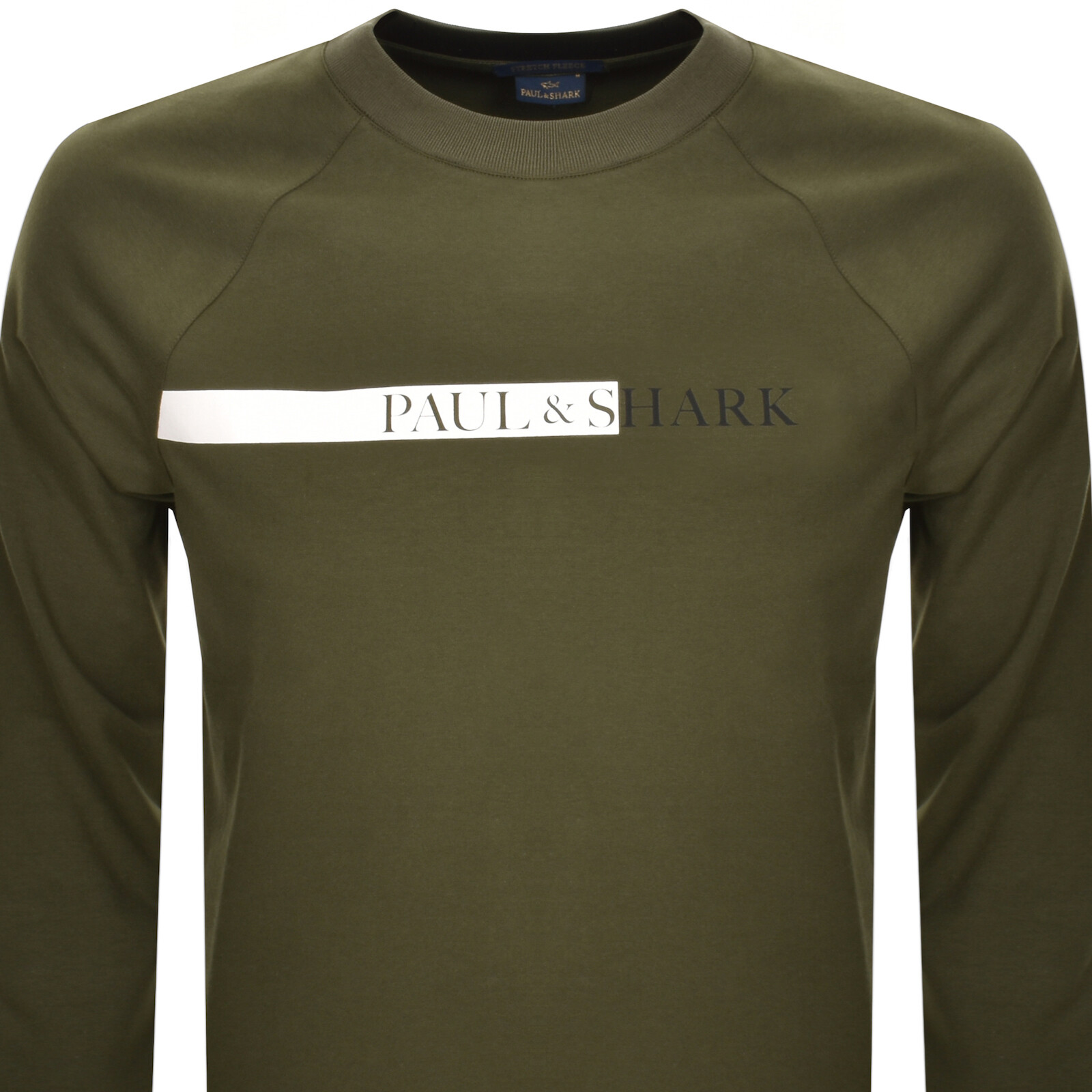 Shop Paul &amp; Shark Paul And Shark Logo Sweatshirt Green