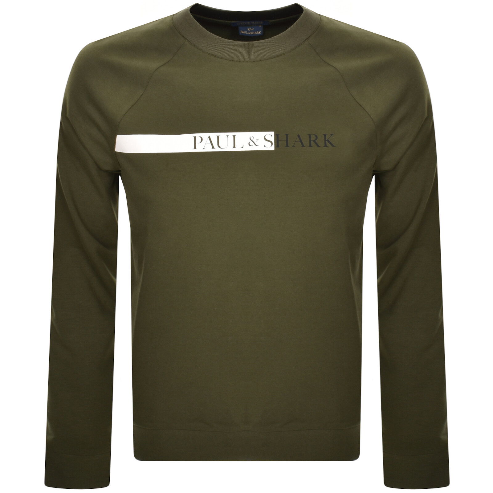 Shop Paul &amp; Shark Paul And Shark Logo Sweatshirt Green