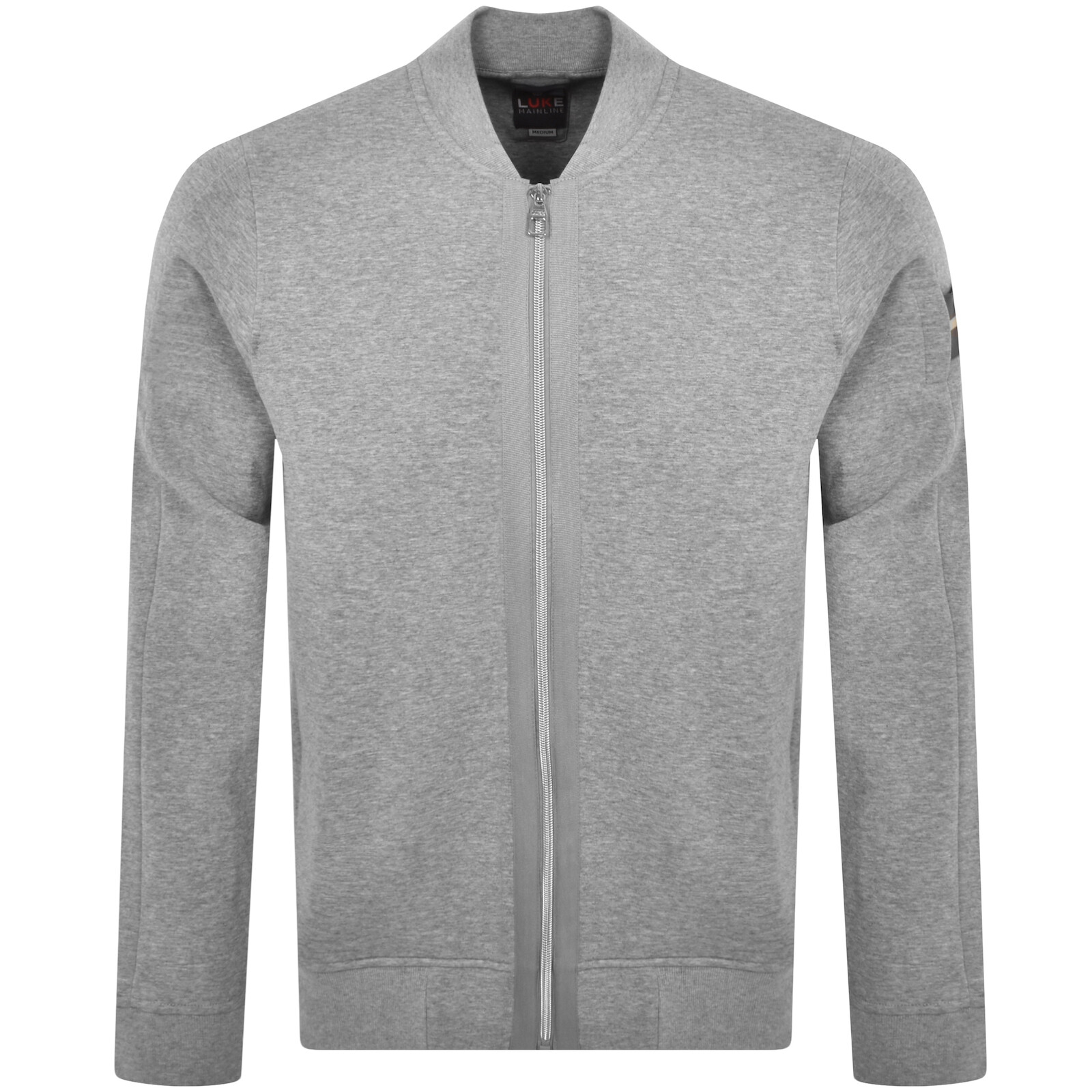 Luke 1977 Lugano Varsity Jacket Grey In Grey