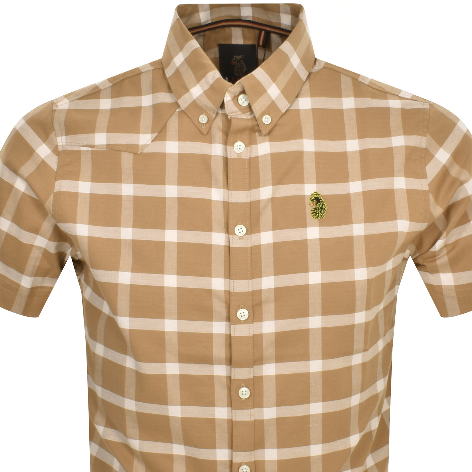 LUKE 1977 LUKE 1977 CAMBRIDGE SHORT SLEEVE SHIRT BEIGE 