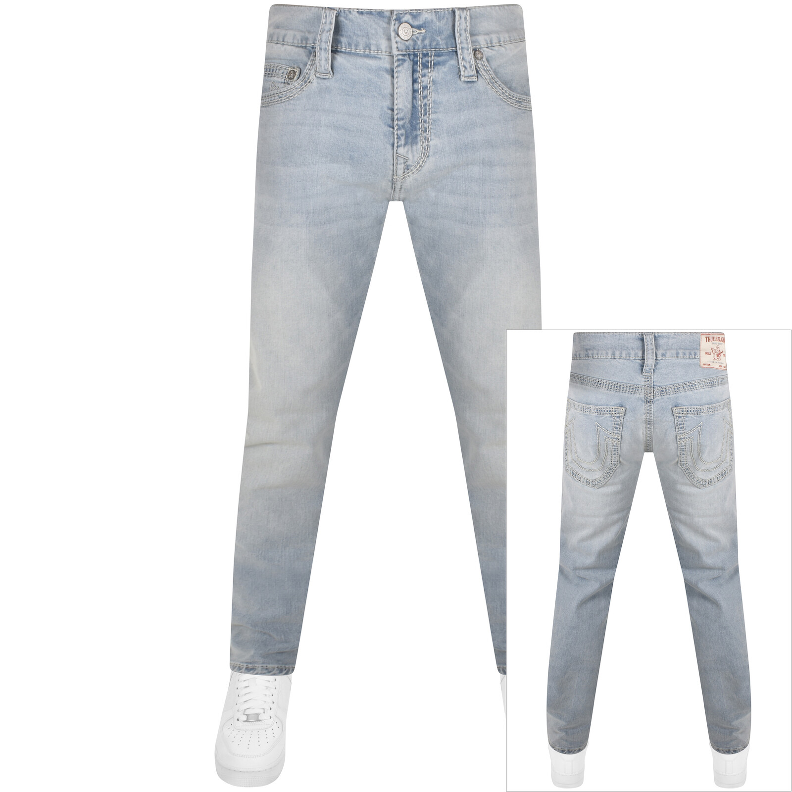 True Religion Rocco Big Q T Jeans Blue In Blue