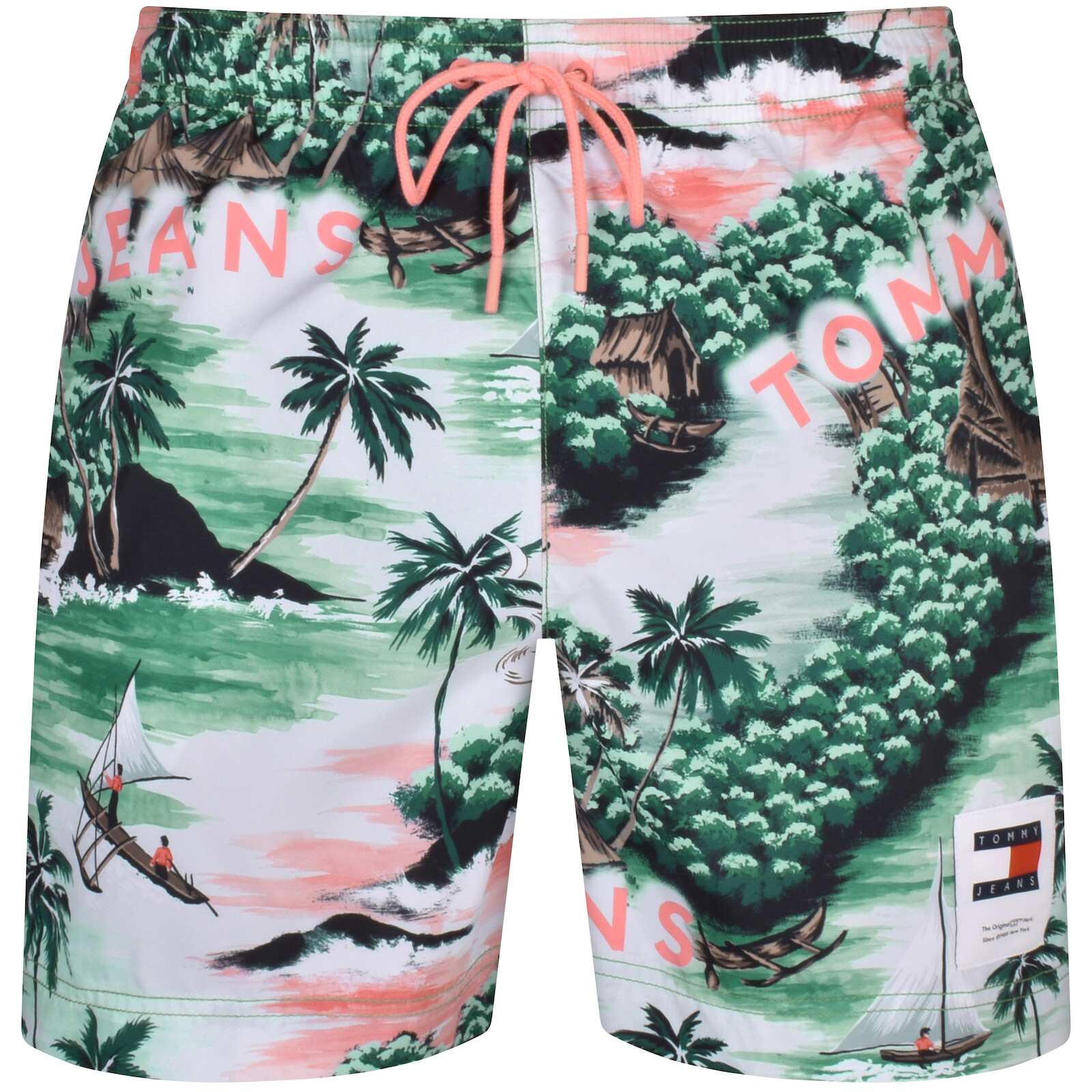 Tommy Jeans Swim Shorts Green