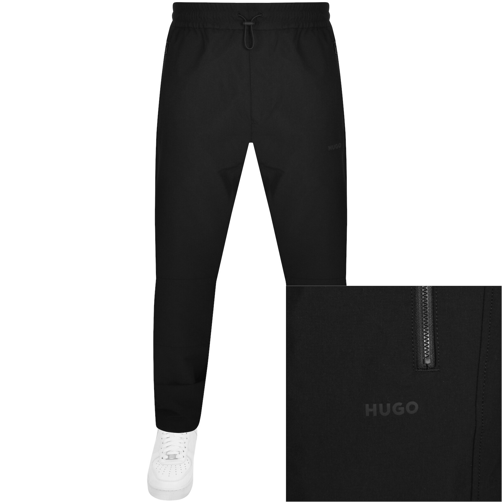 Shop Hugo Gendo242 Trousers Black