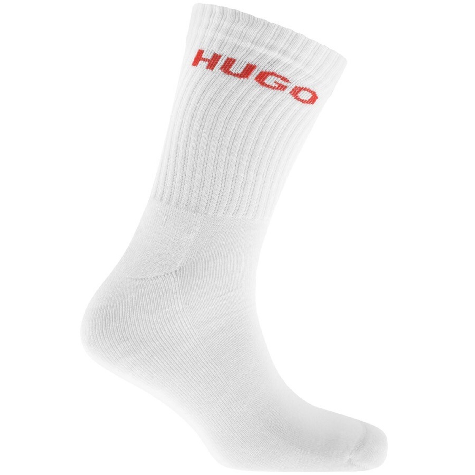 Shop Hugo 6 Pack Logo Socks White