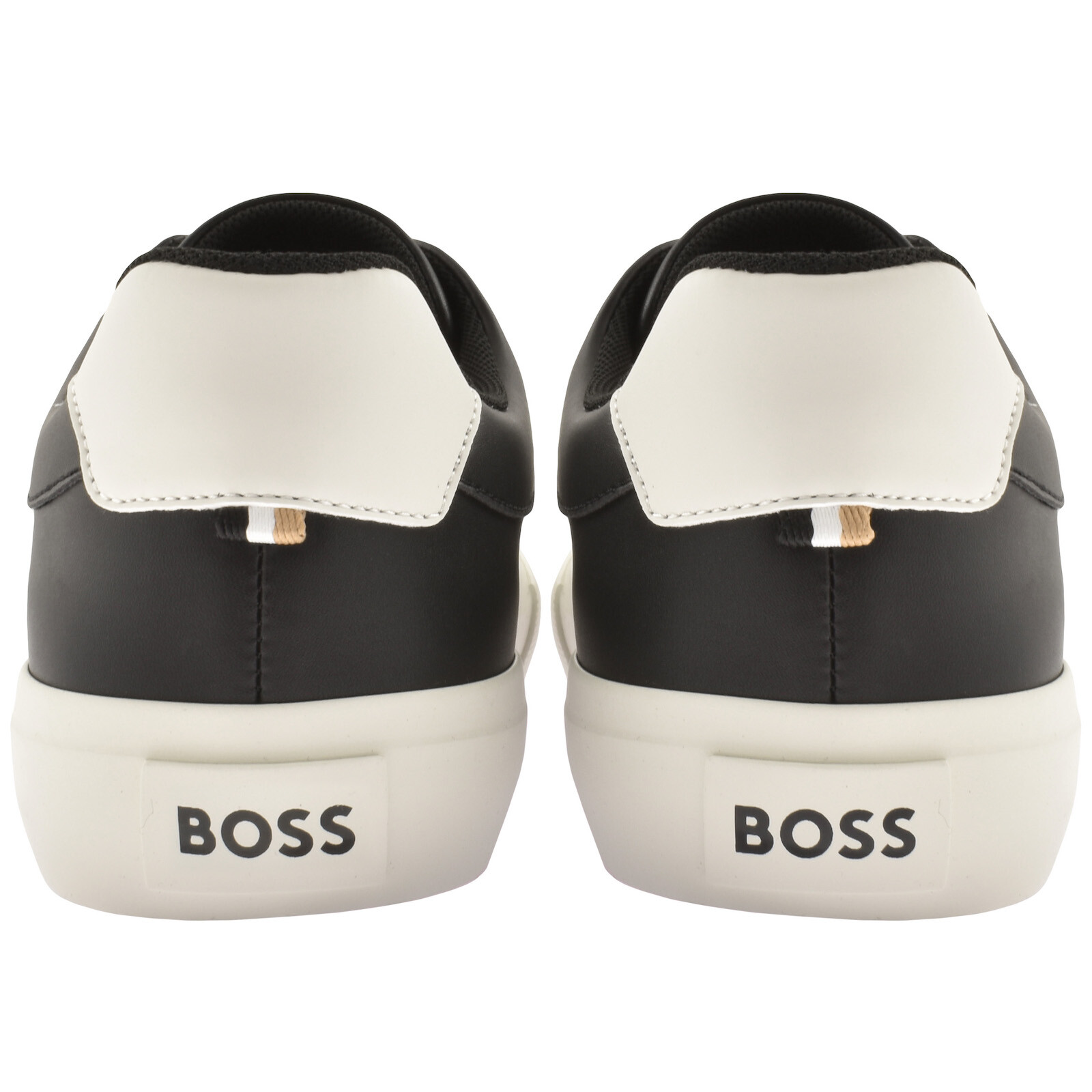 Shop Boss Business Boss Aiden Tennis Trainers Black