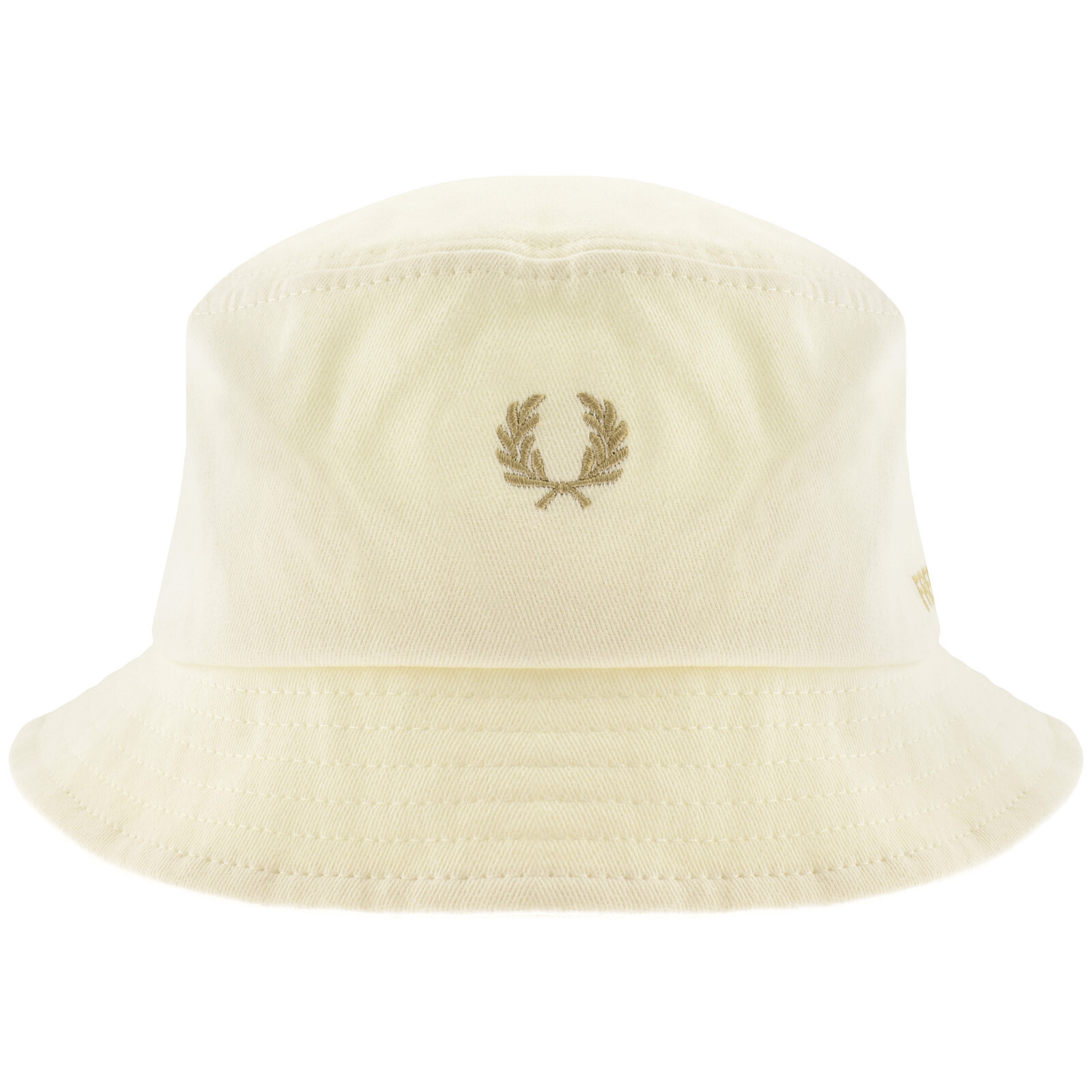 Shop Fred Perry Twill Bucket Hat Cream