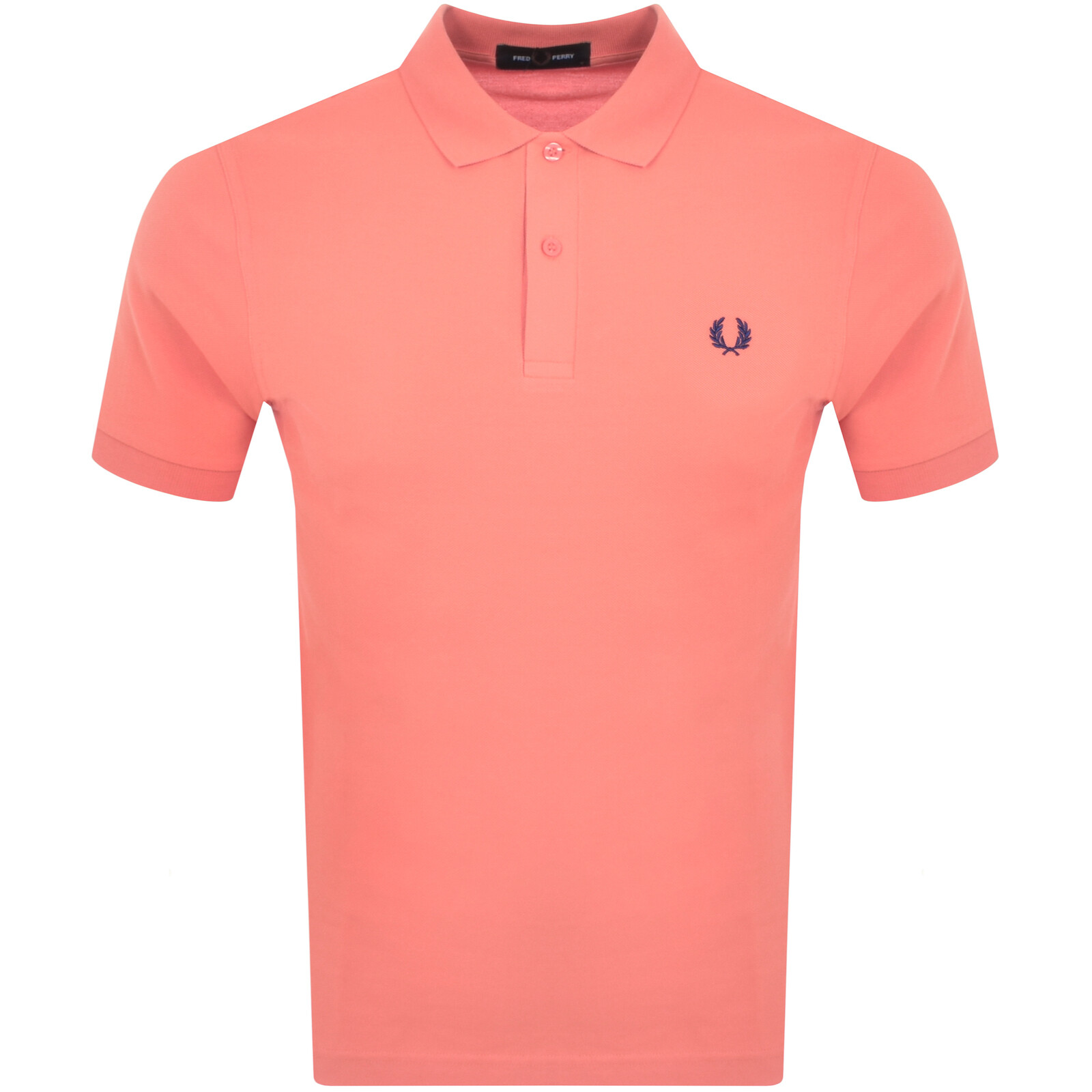 Fred Perry Plain Polo T Shirt Pink