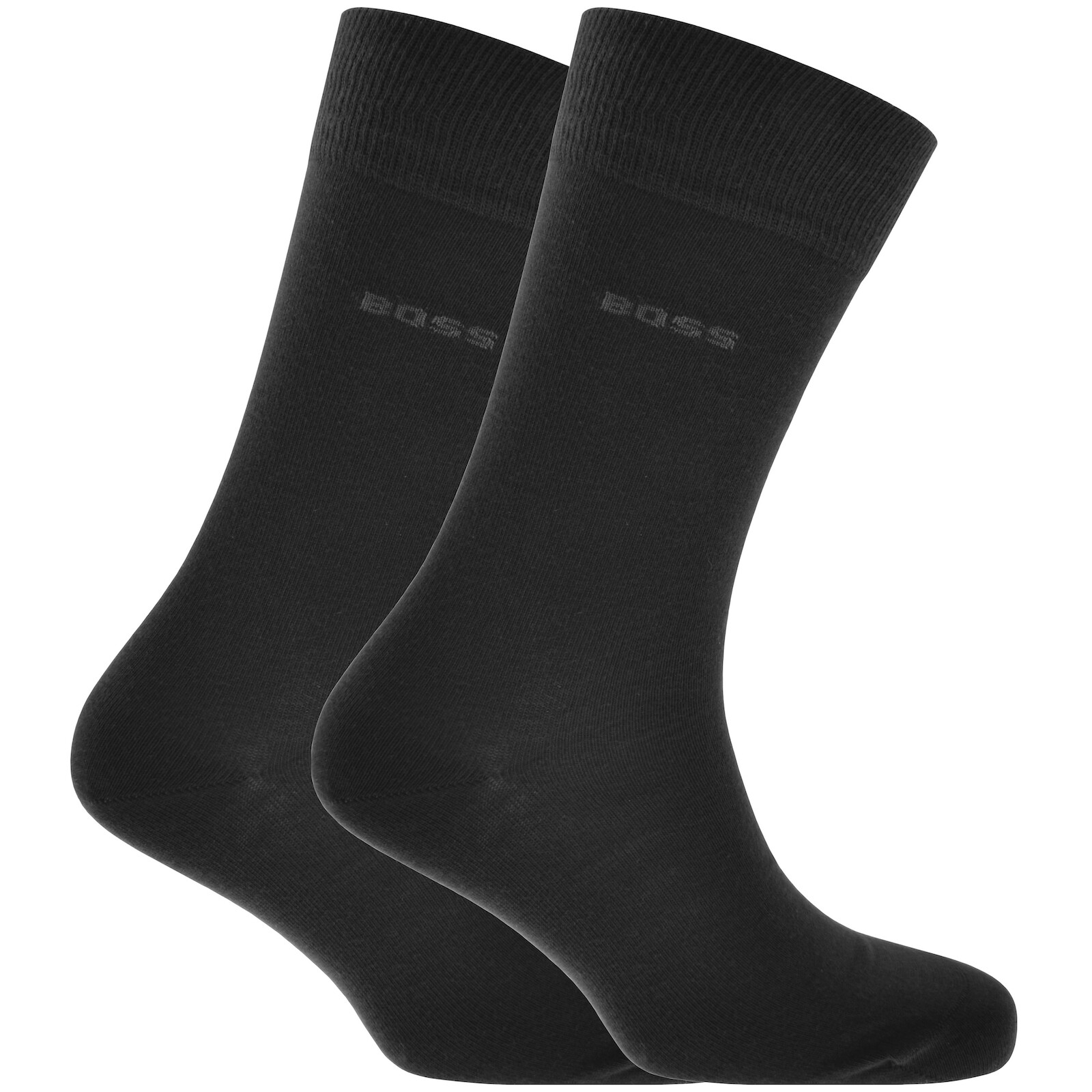 Hugo Boss Boss Two Pack Socks Black In Black