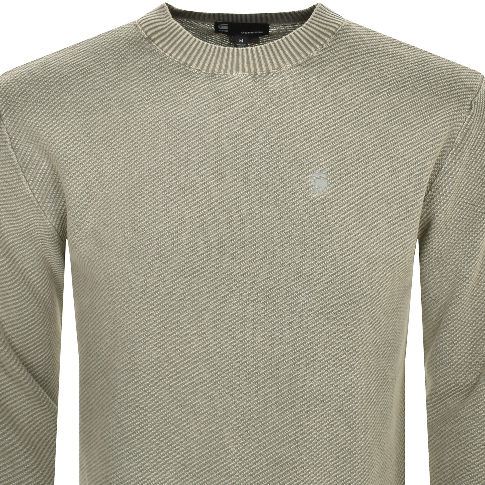 Shop G-star G Star Raw Moss R Knit Jumper Green