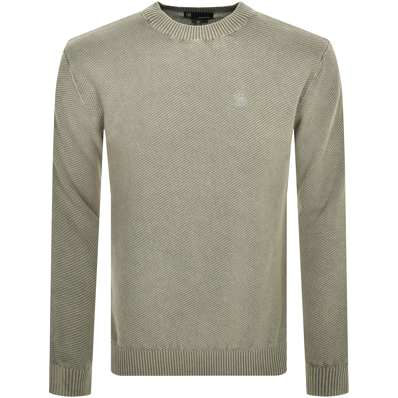 Shop G-star G Star Raw Moss R Knit Jumper Green