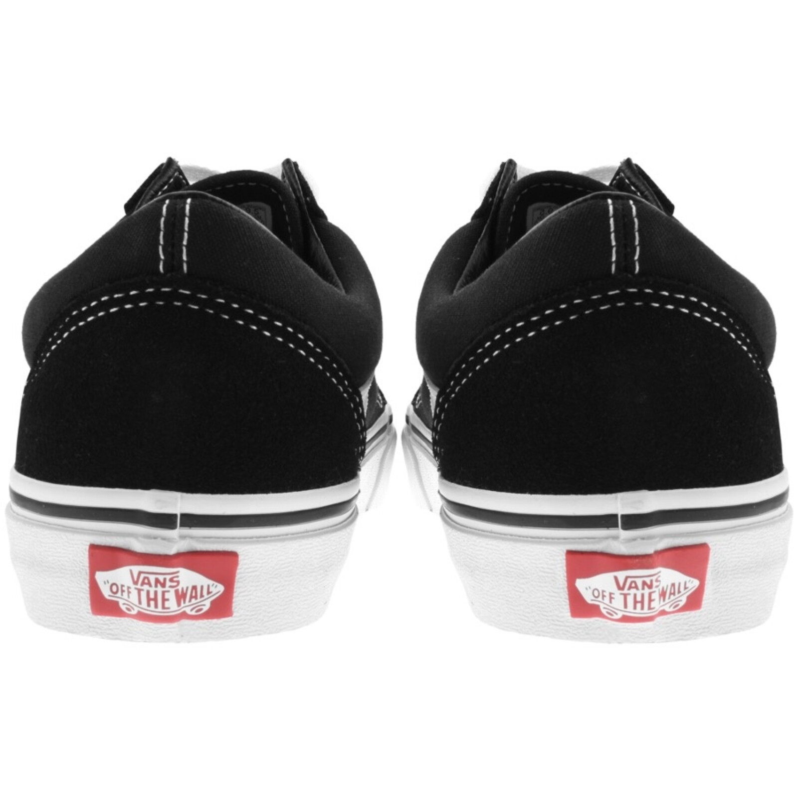 Shop Vans Old Skool Canvas Trainers Black