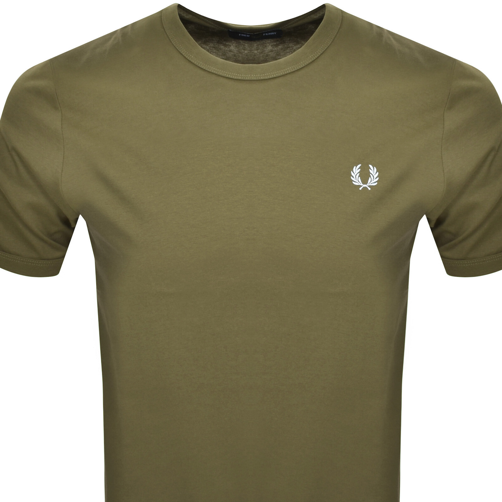 Shop Fred Perry Ringer T Shirt Green