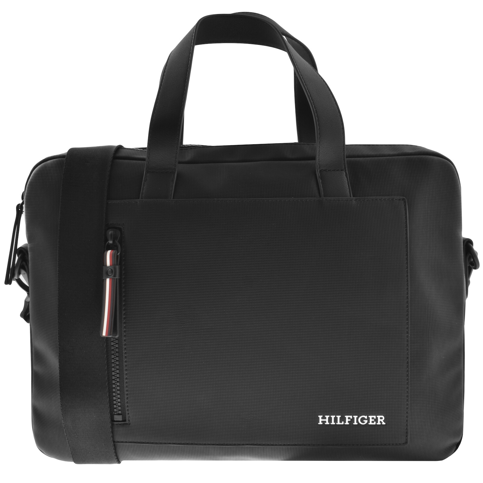 Shop Tommy Hilfiger Pique Slim Computer Bag Black