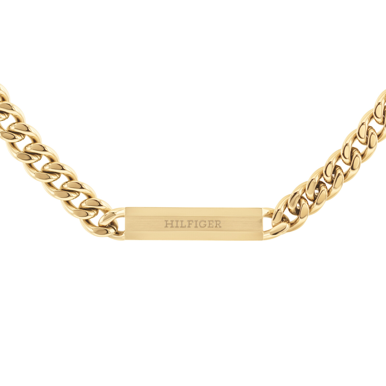 Shop Tommy Hilfiger Clash Necklace Gold