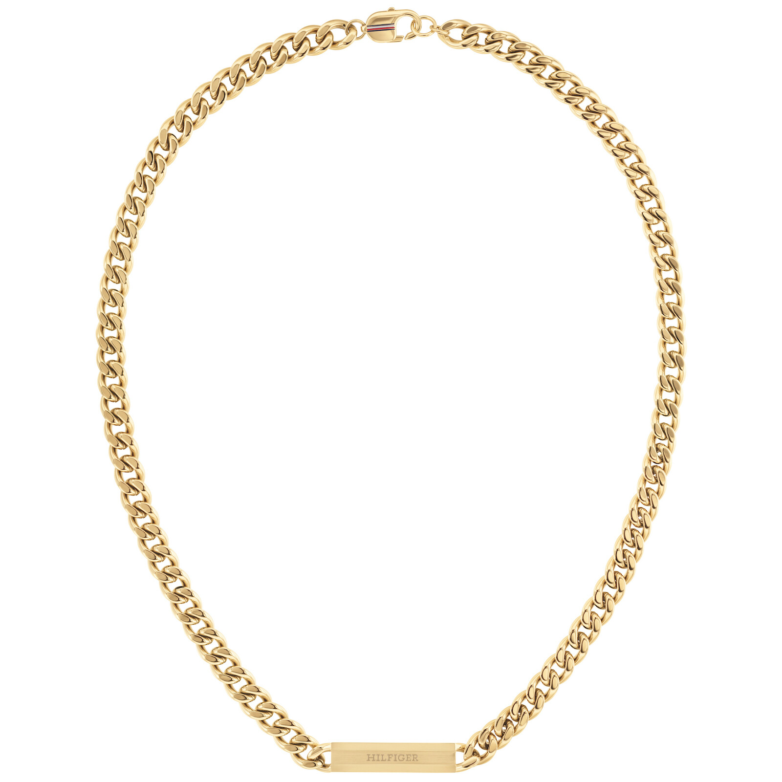 Shop Tommy Hilfiger Clash Necklace Gold