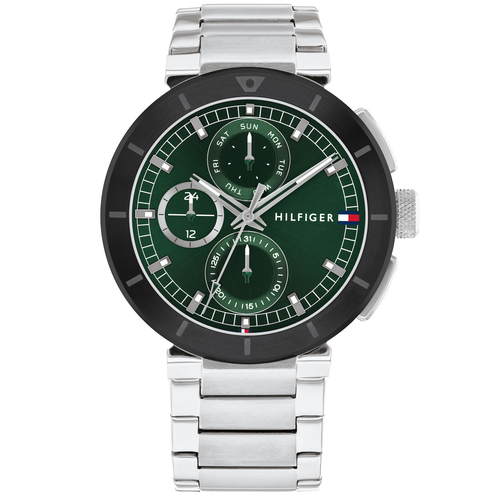 Tommy Hilfiger Casual Watch With Stainless Steel Bracelet In Silver