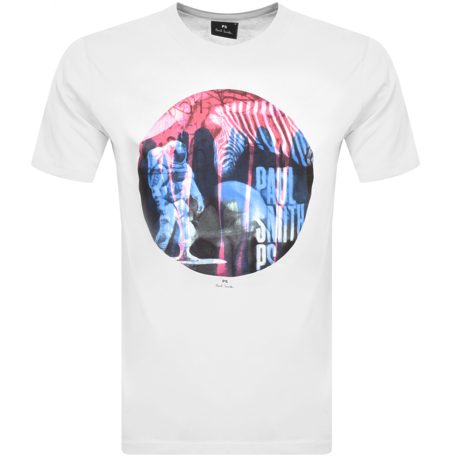 Shop Paul Smith Astronaut T Shirt White