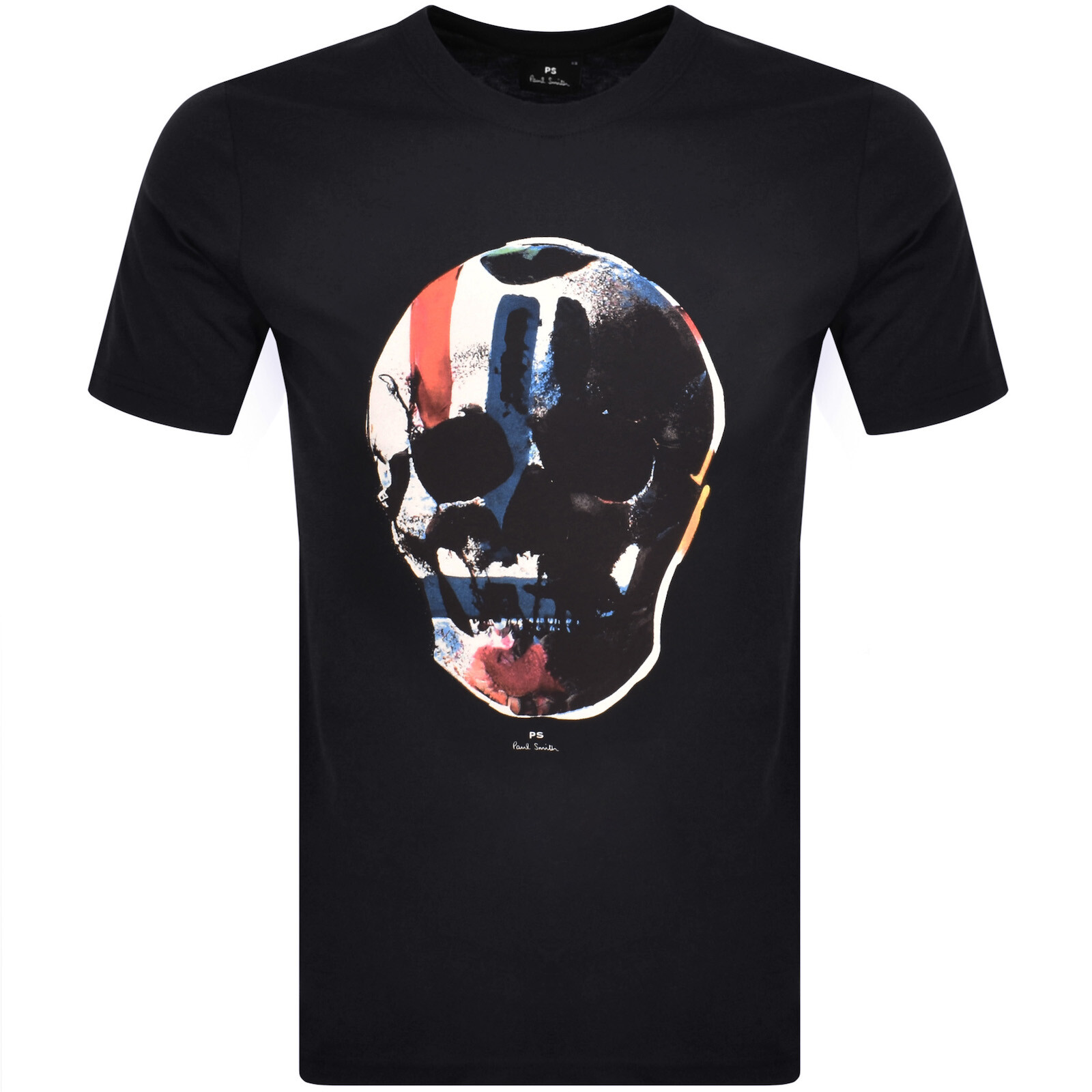 PAUL SMITH PAUL SMITH SKULL T SHIRT NAVY 