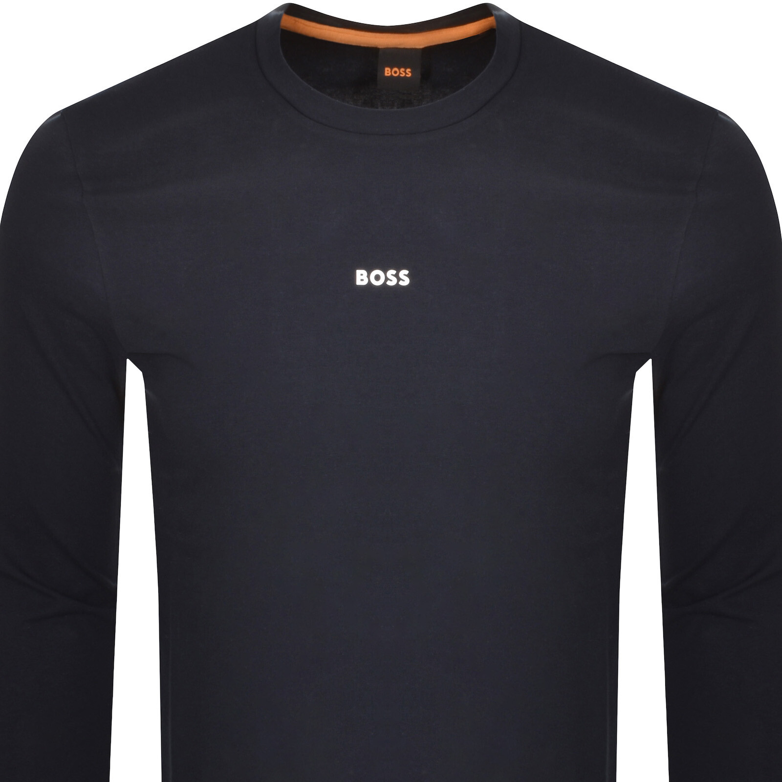 Shop Boss Casual Boss Tchark Long Sleeve T Shirt Navy