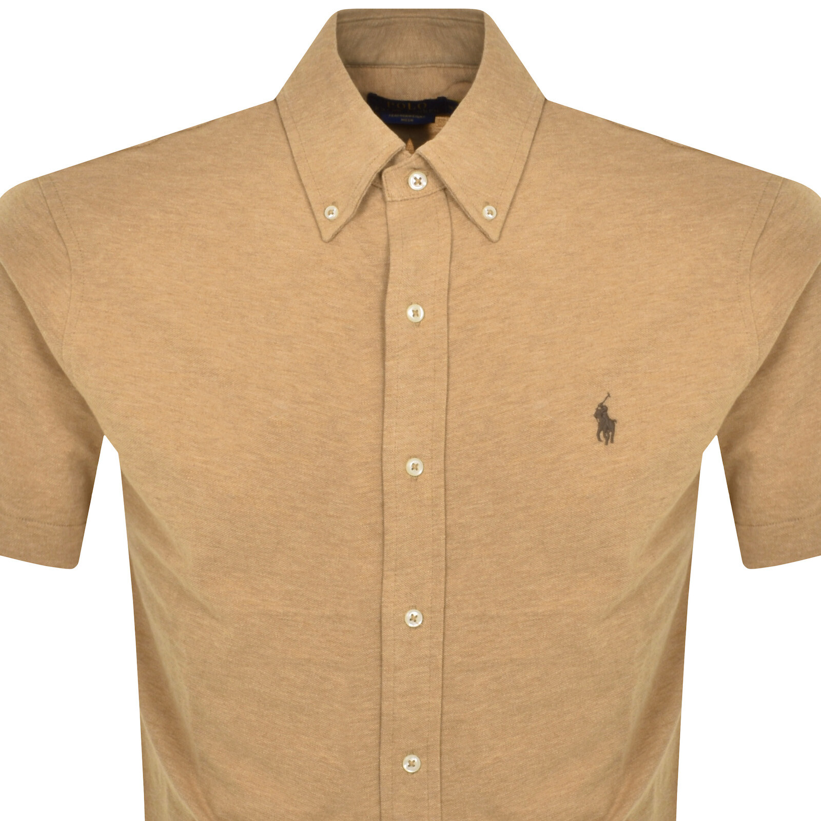 Shop Ralph Lauren Featherweight Shirt Beige