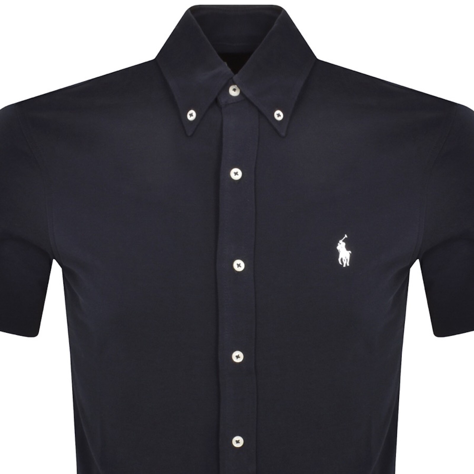 Shop Ralph Lauren Featherweight Mesh Shirt Navy