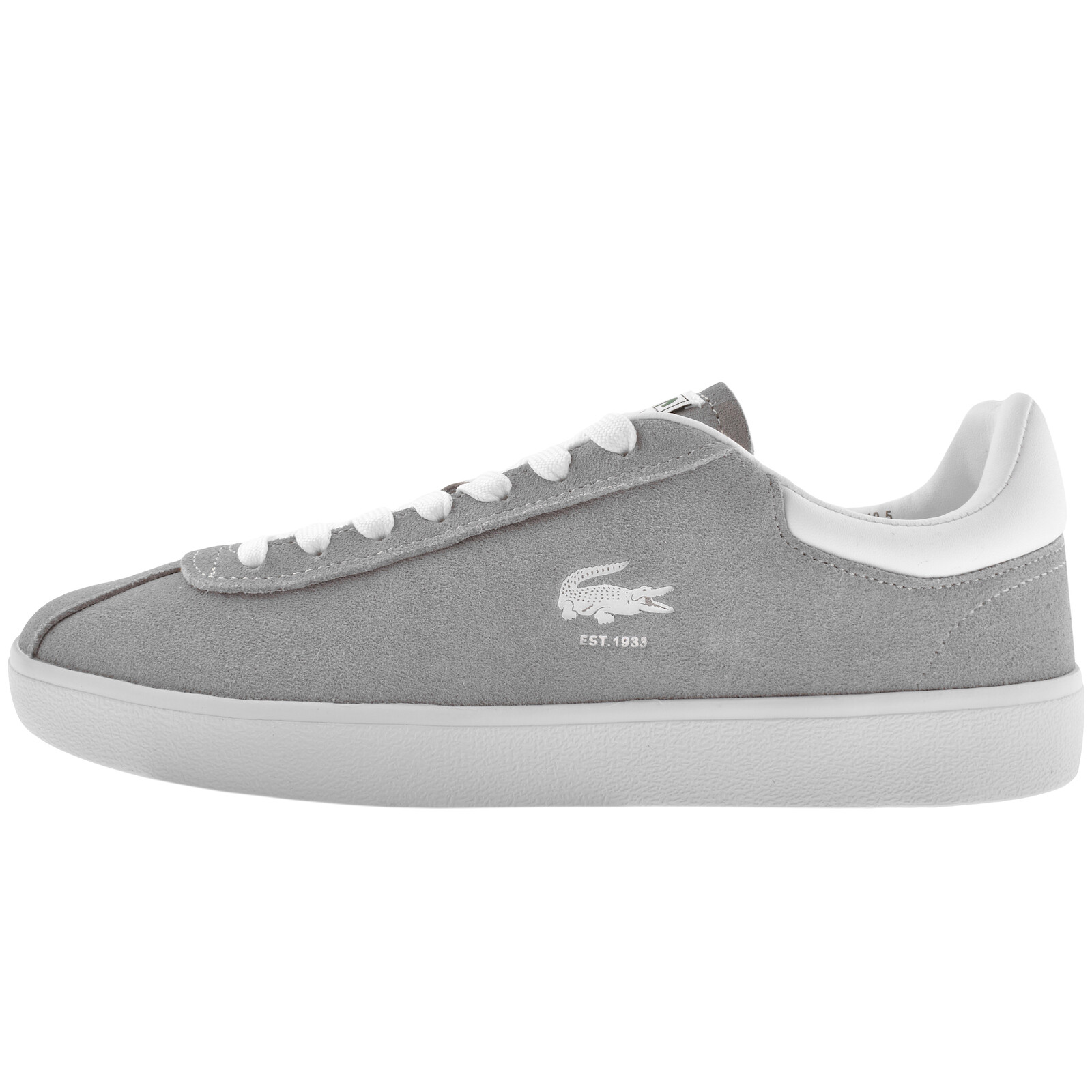 Shop Lacoste Baseshot Trainers Grey