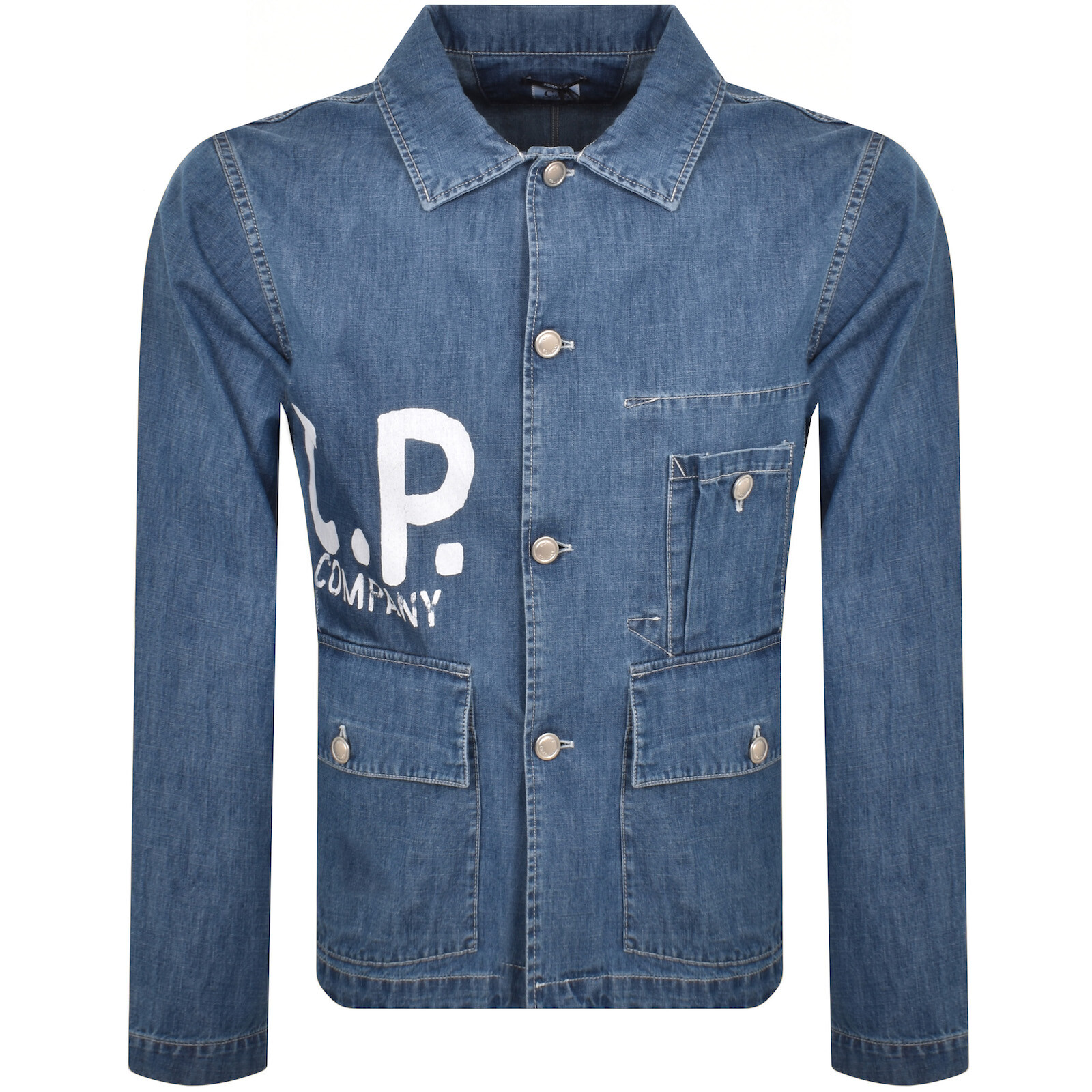 Shop C P Company Cp Company Medium Jacket Blue