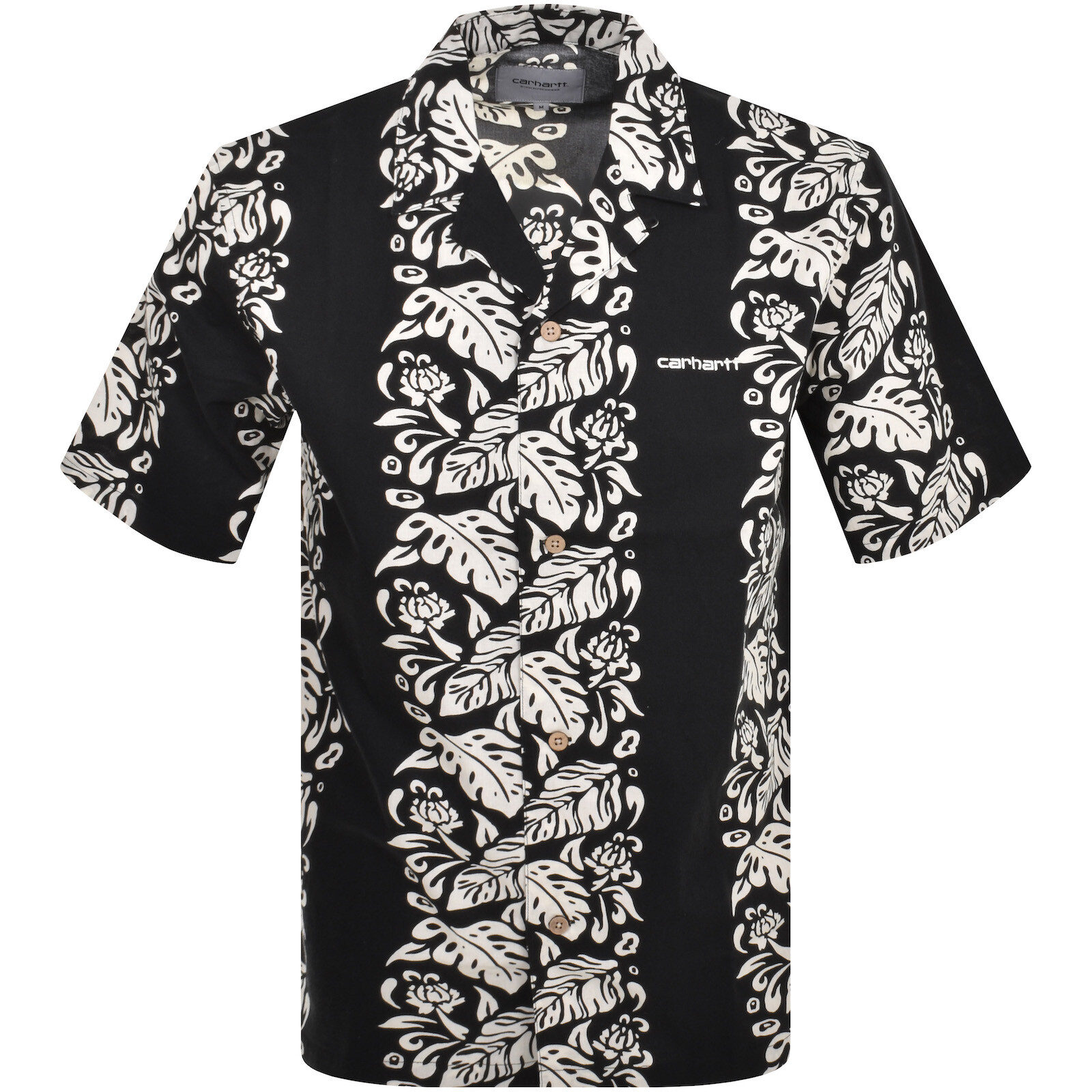 CARHARTT CARHARTT WIP FLORAL SHORT SLEEVE SHIRT BLACK