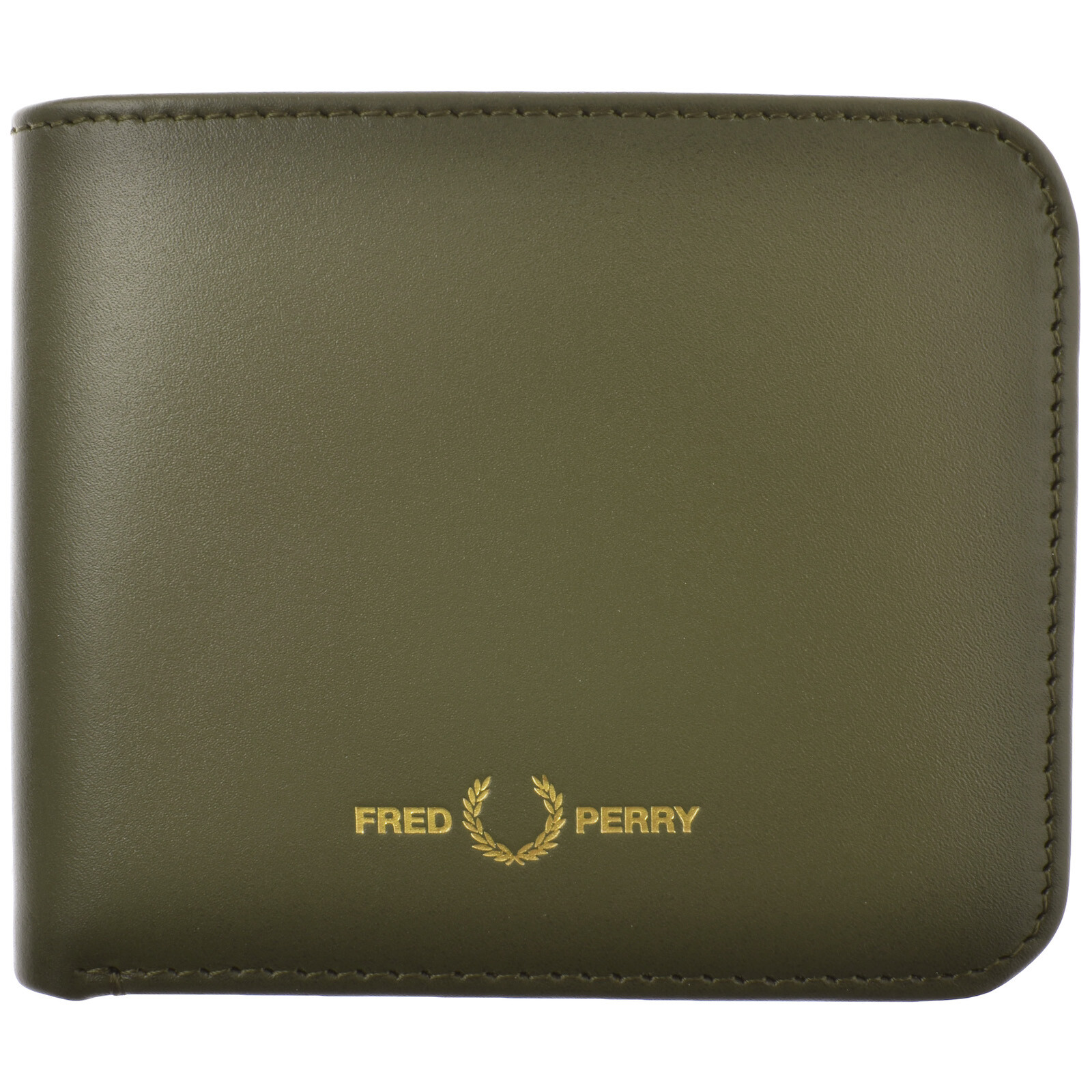 Shop Fred Perry Billfold Wallet Green