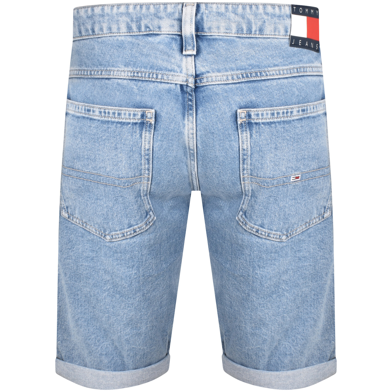 Shop Tommy Jeans Ronnie Shorts Light Wash Blue