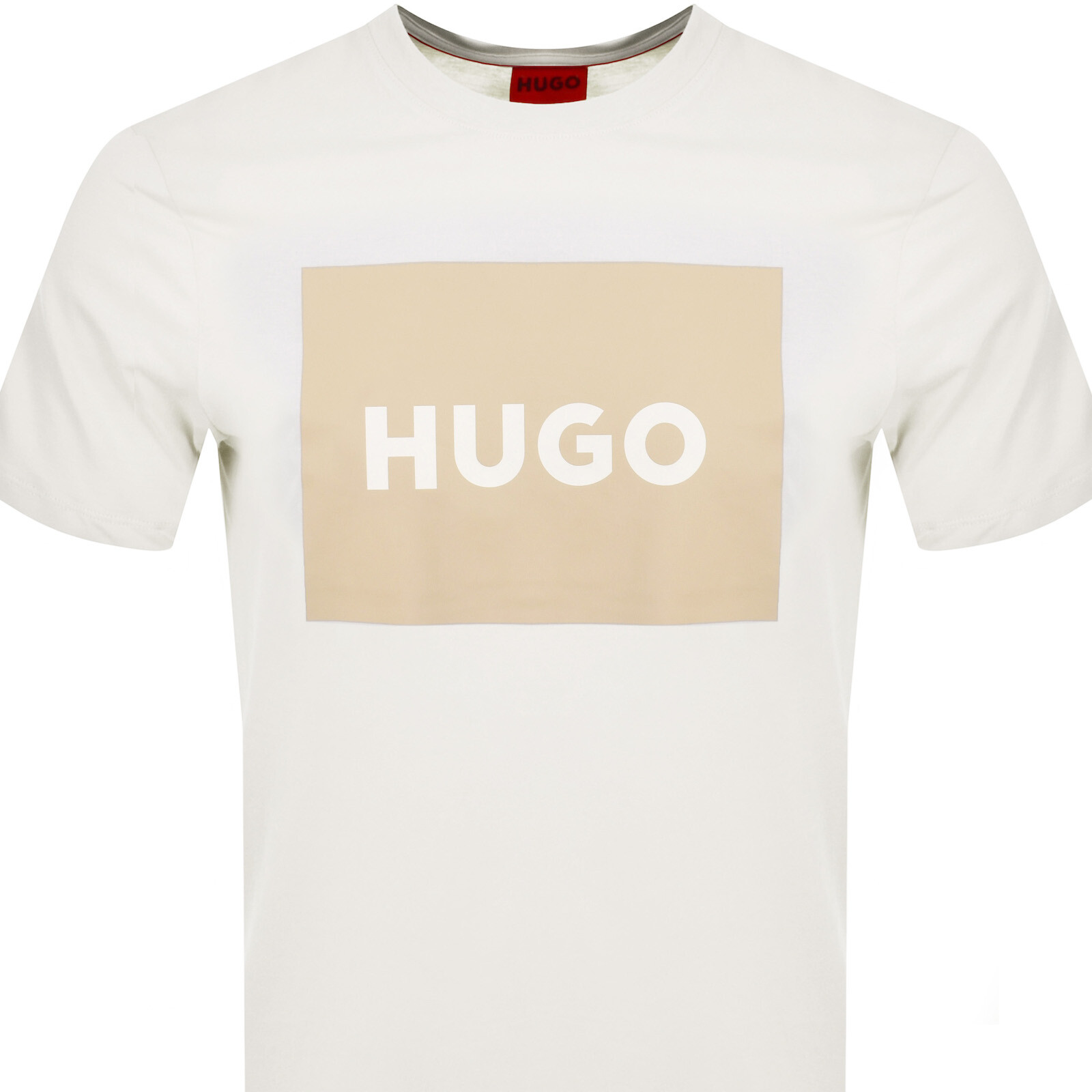 Shop Hugo Dulive Crew Neck T Shirt White