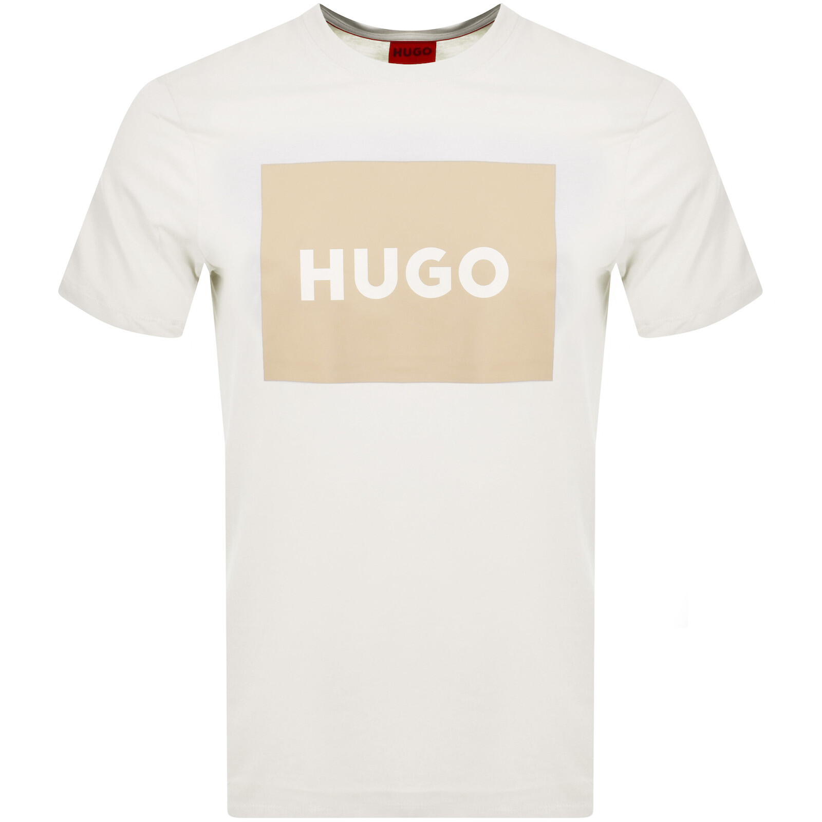 Shop Hugo Dulive Crew Neck T Shirt White