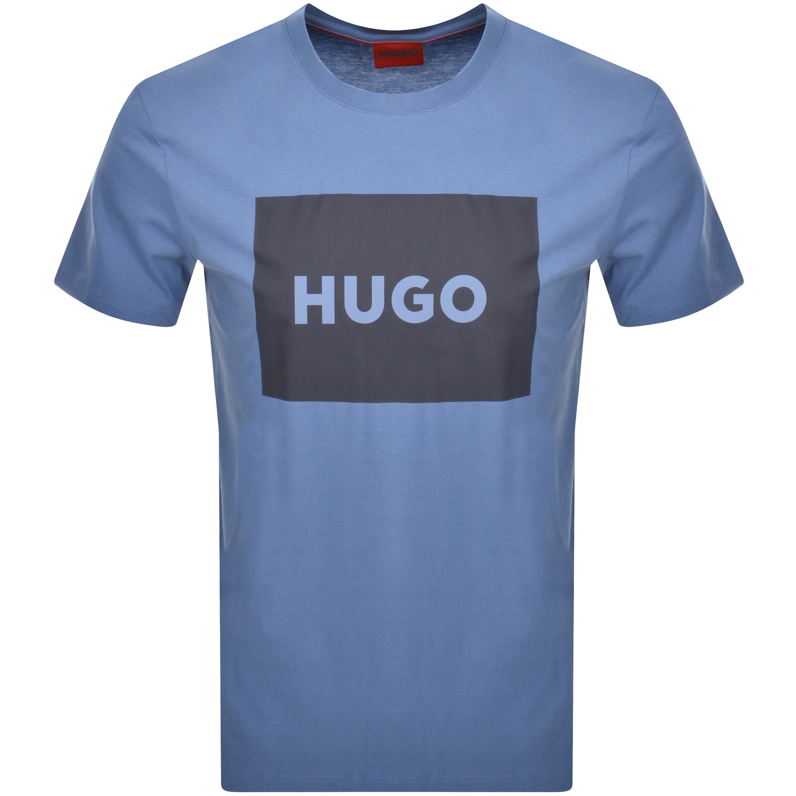 Shop Hugo Dulive Crew Neck T Shirt Blue