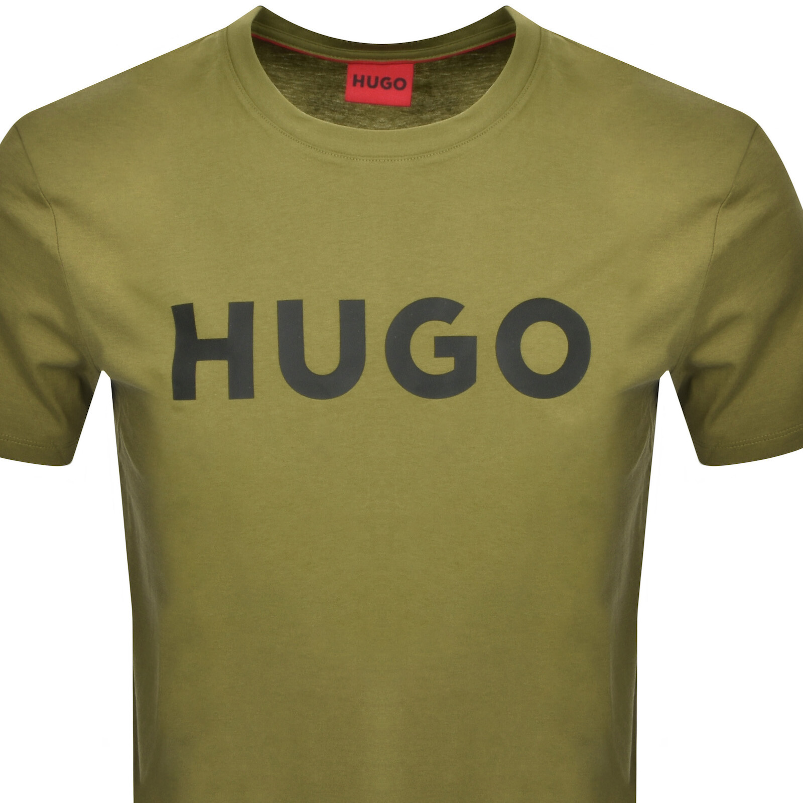 Shop Hugo Dulivio Crew Neck T Shirt Green