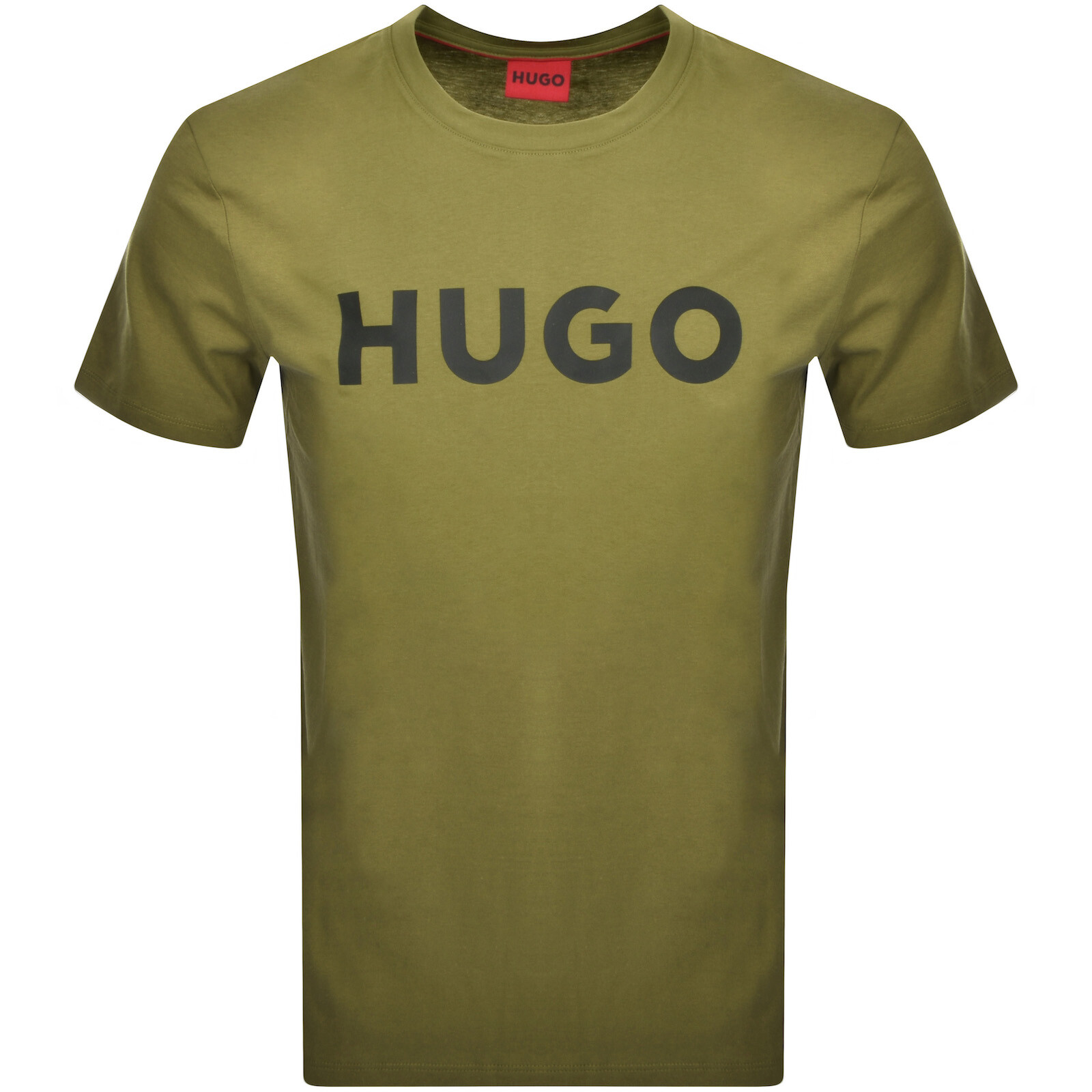 Shop Hugo Dulivio Crew Neck T Shirt Green