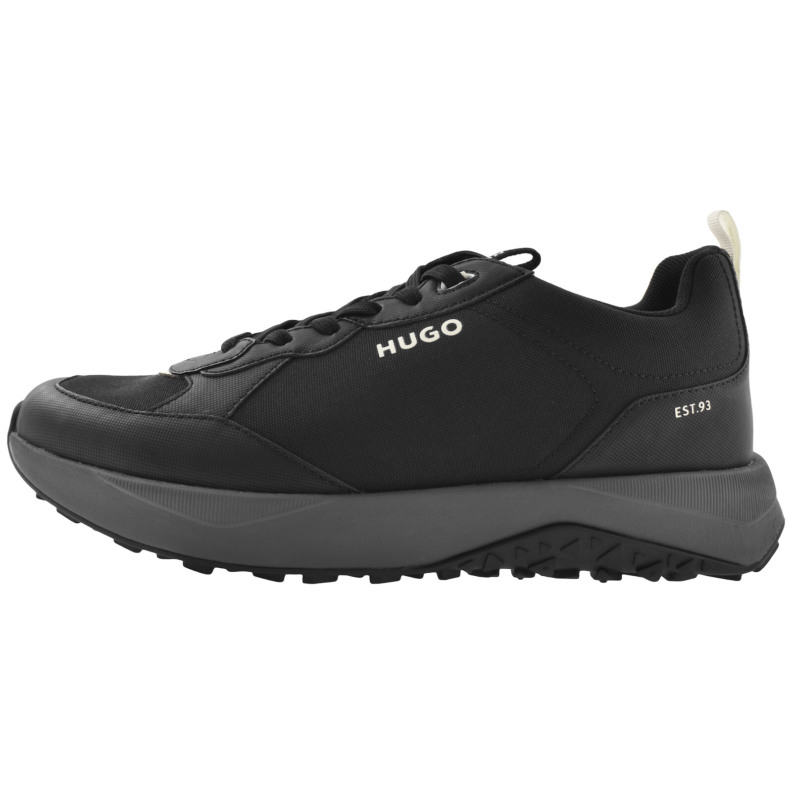 Shop Hugo Kane Runner Trainers Black