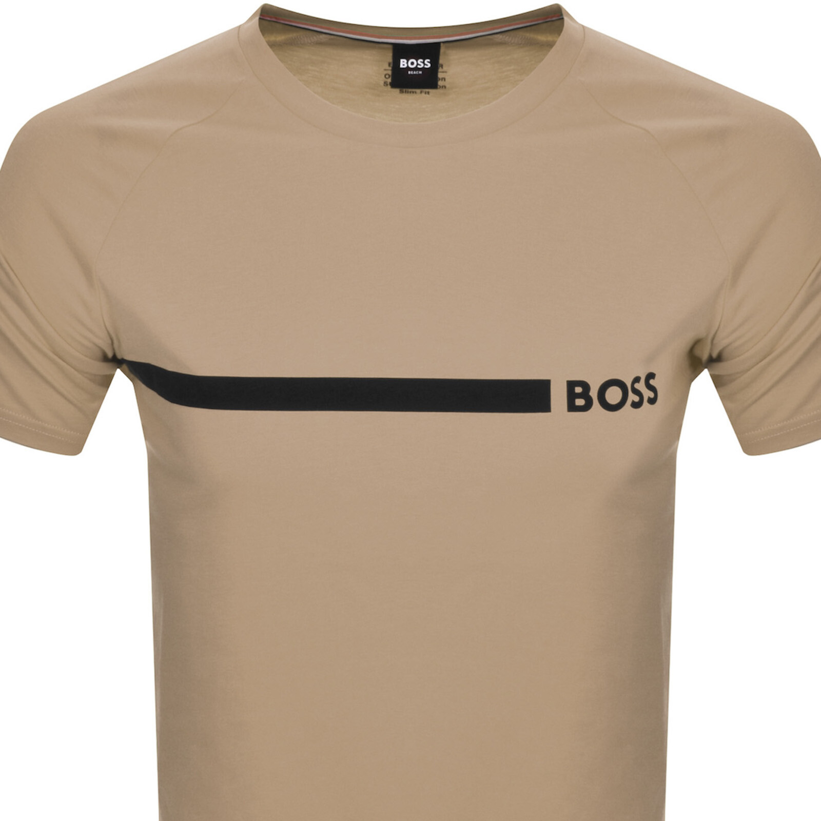 Shop Boss Business Boss Slim Fit T Shirt Beige