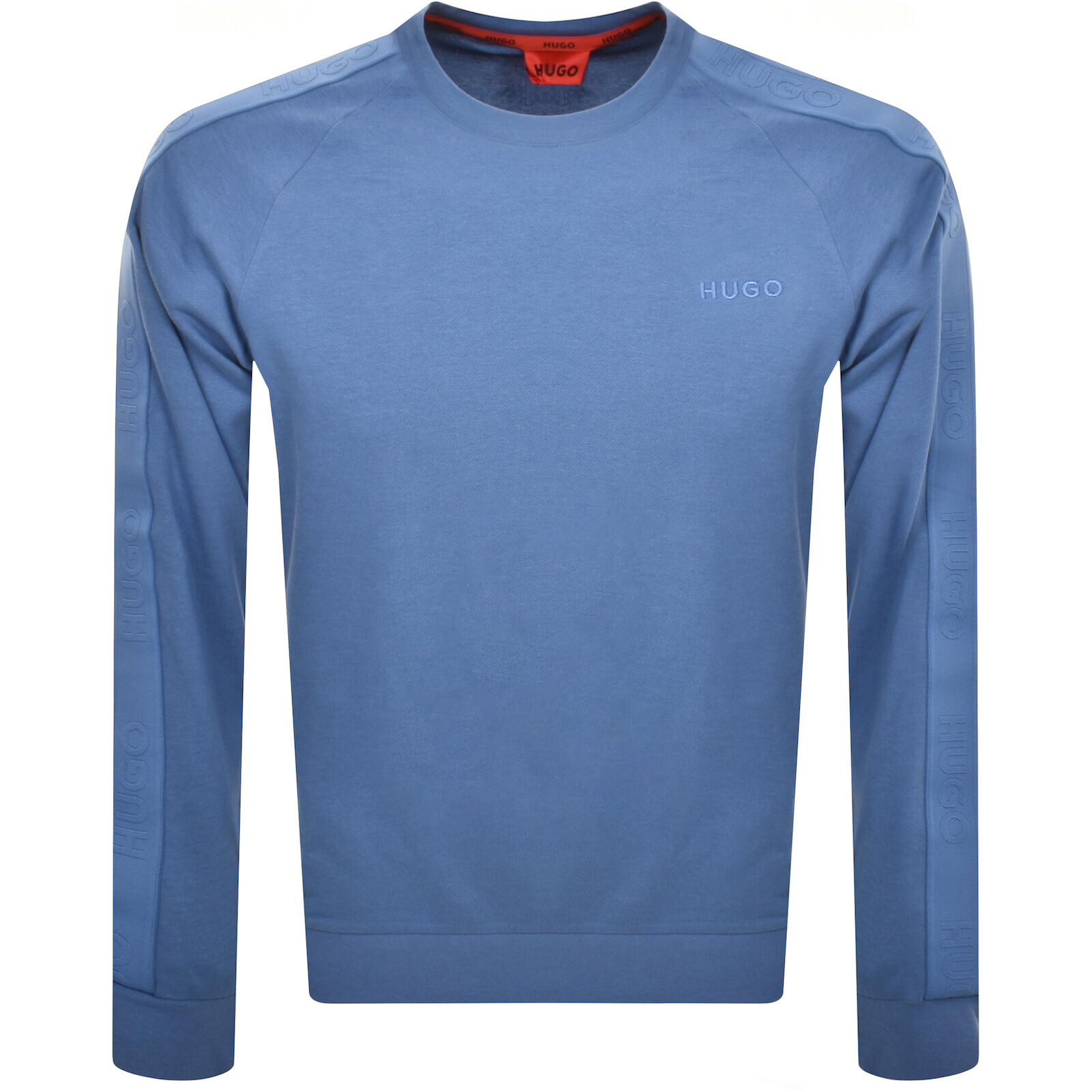 Shop Hugo Tonal Sweatshirt Blue