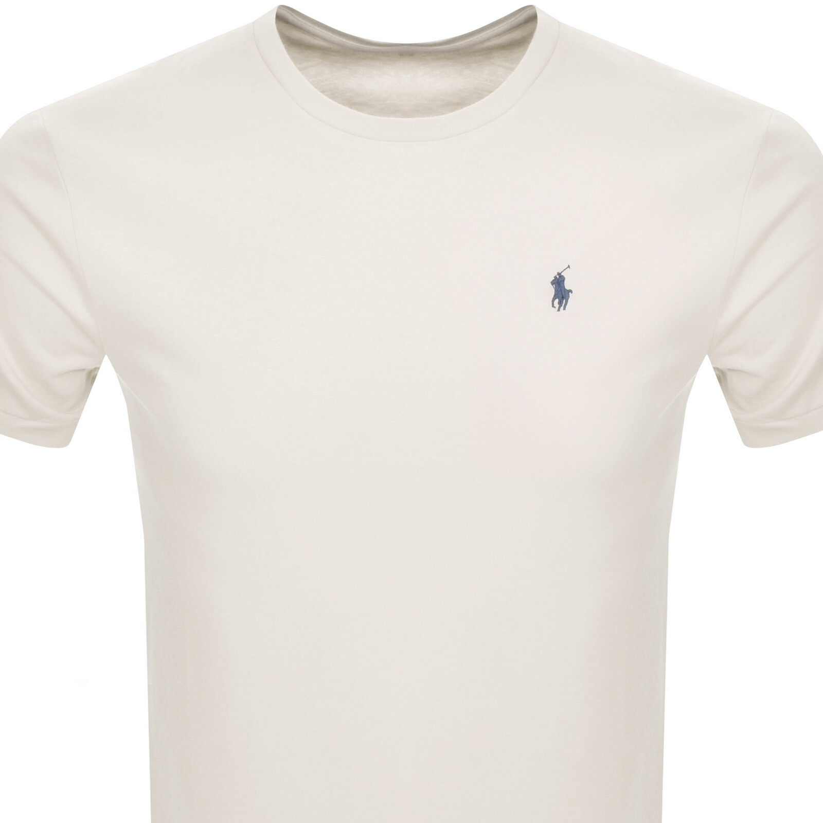 Shop Ralph Lauren Crew Neck T Shirt Cream