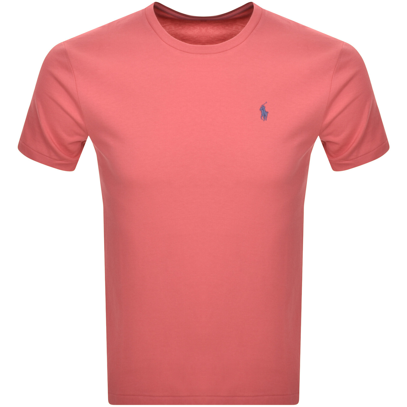 Ralph Lauren Crew Neck T Shirt Red In Pink