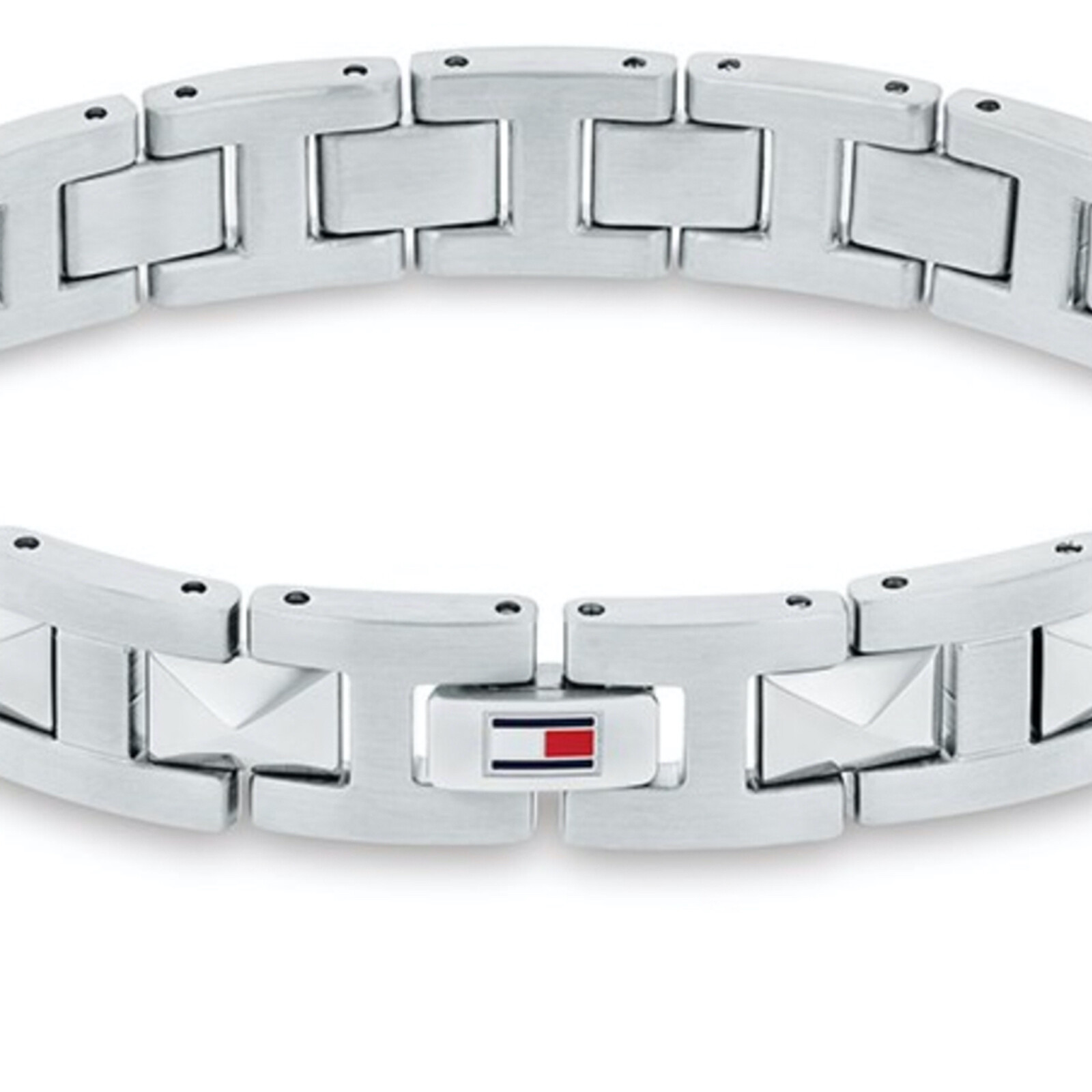 Shop Tommy Hilfiger Geometric Bracelet Silver