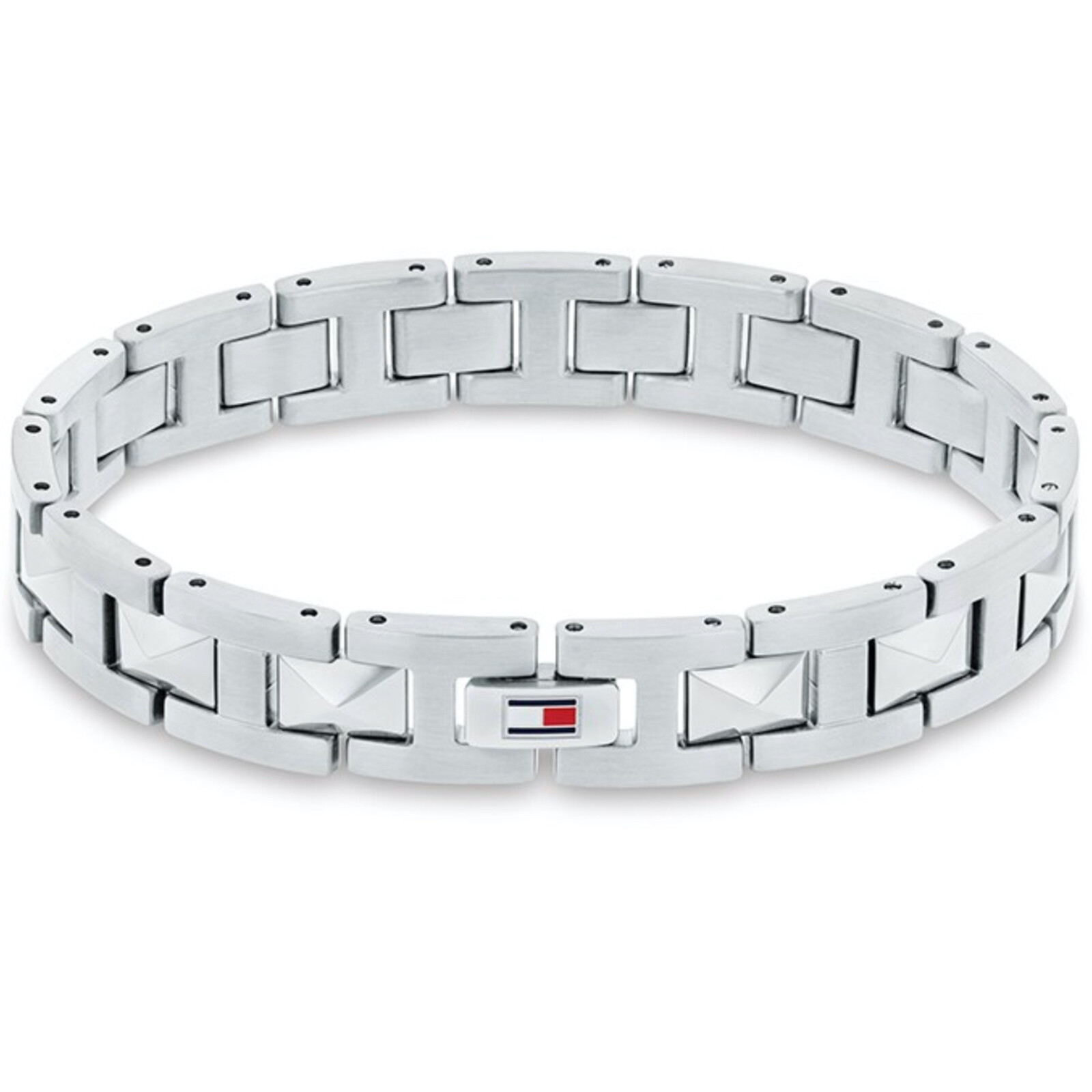 Shop Tommy Hilfiger Geometric Bracelet Silver